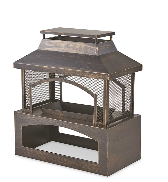 outdoor log burner